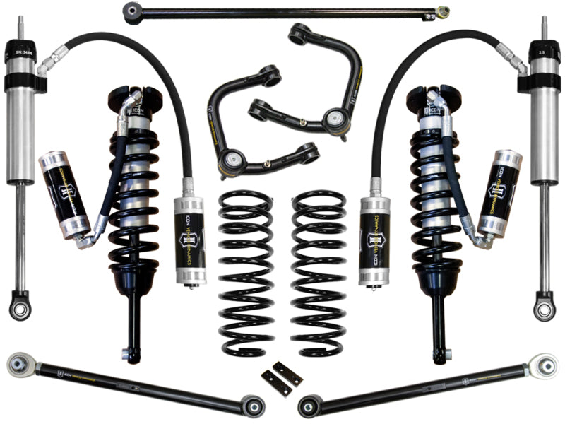 ICON 2010+ Lexus GX460 0-3.5" Stage 5 Suspension System w/ Tubular UCA Coilovers ICON