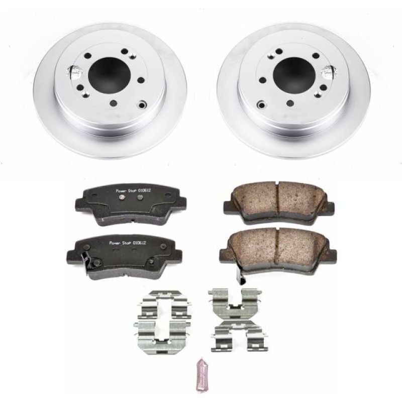 Power Stop 07-09 Kia Amanti Rear Z17 Evolution Geomet Coated Brake Kit Brake Kits - Performance Blank PowerStop