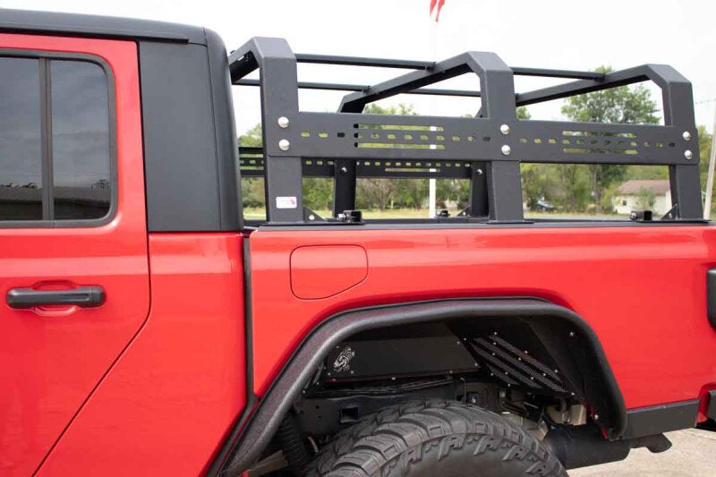 Fishbone Offroad 20+ Jeep Gladiator Bed Rack Full Tackle Rack - Black Powdercoat Bed Racks Fishbone Offroad
