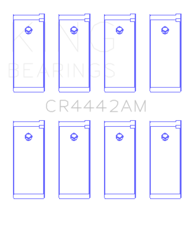 King Engine Bearings Datsun A12/(Size +0.25mm) Connecting Rod Bearing Set Connecting Rods King Engine Bearings