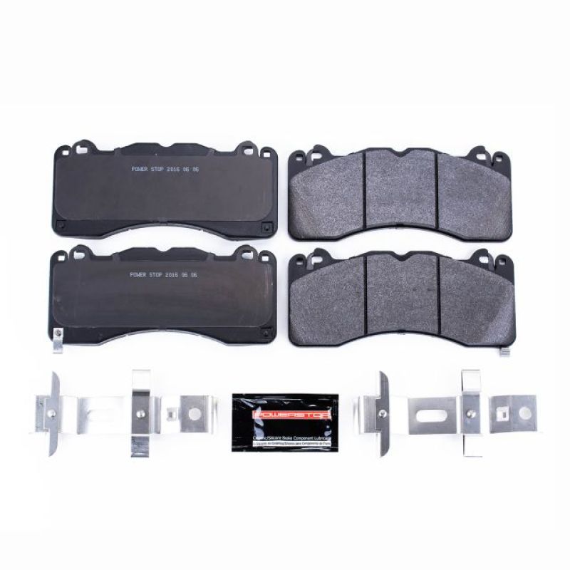 Power Stop 15-19 Ford Mustang Front Track Day Brake Pads Brake Pads - Racing PowerStop