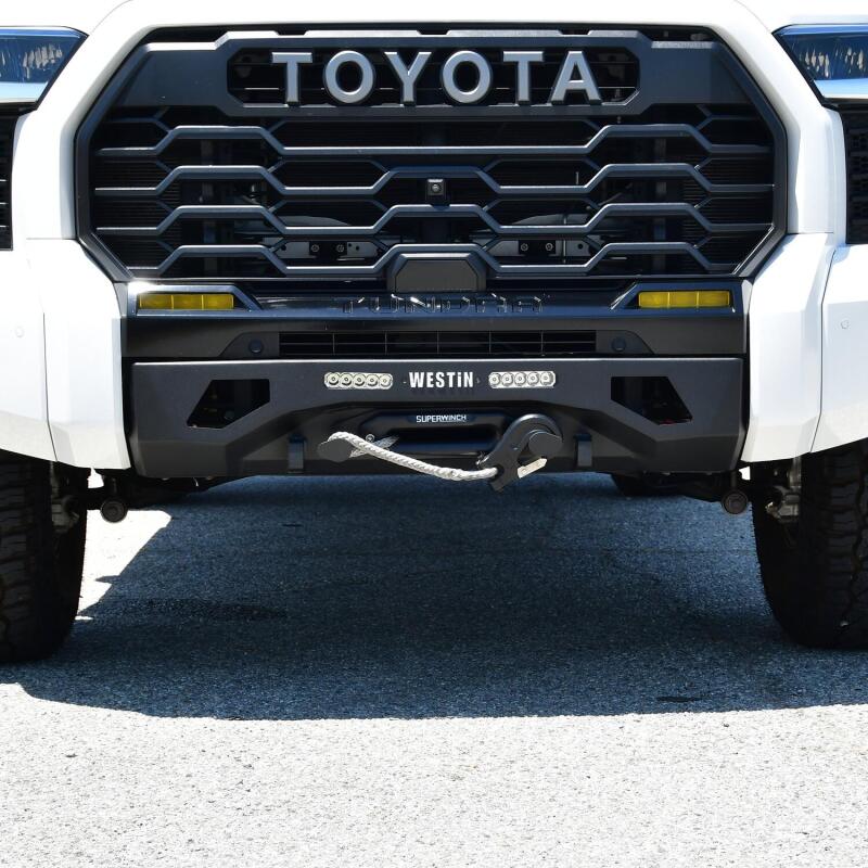 Westin 22-23 Toyota Tundra Pro-Series Front Bumper - Textured Black Bumpers - Steel Westin