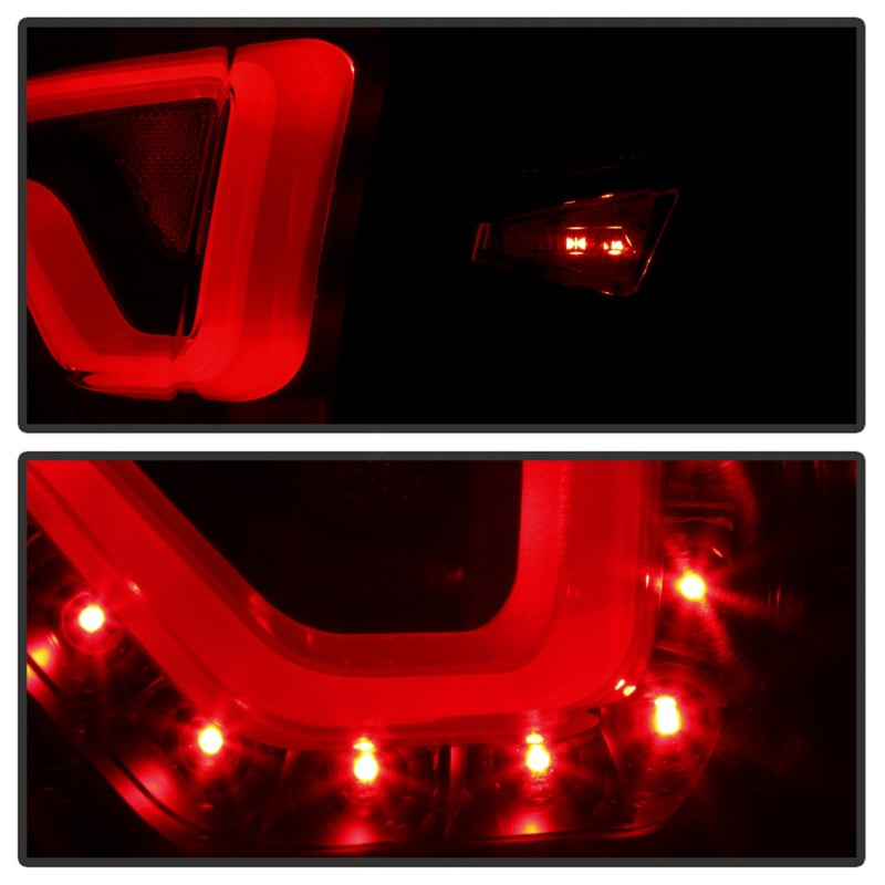 xTune 14-18 Chevy Impala (Excl 14-16 Limited) LED Tail Lights - Black Smoke (ALT-JH-CIM14-LBLED-BSM) Tail Lights SPYDER