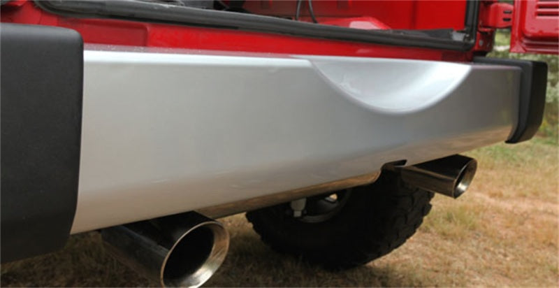 Omix Rear Bumper Applique Silver 07-18 Jeep Wrangler Bumper Accessories OMIX