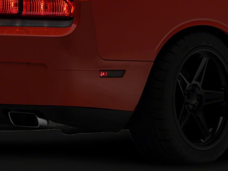 Raxiom 08-14 Dodge Challenger Axial Series Side Marker Lamps- Smoked Sidemarkers & Indicators Raxiom