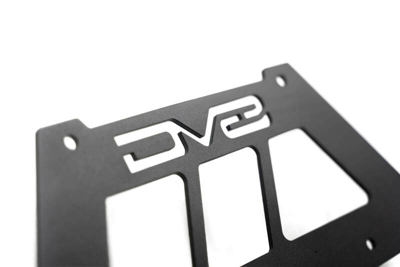 DV8 Offroad Fairlead Mounted Flip-Up License Plate Bracket License Plate Relocation DV8 Offroad
