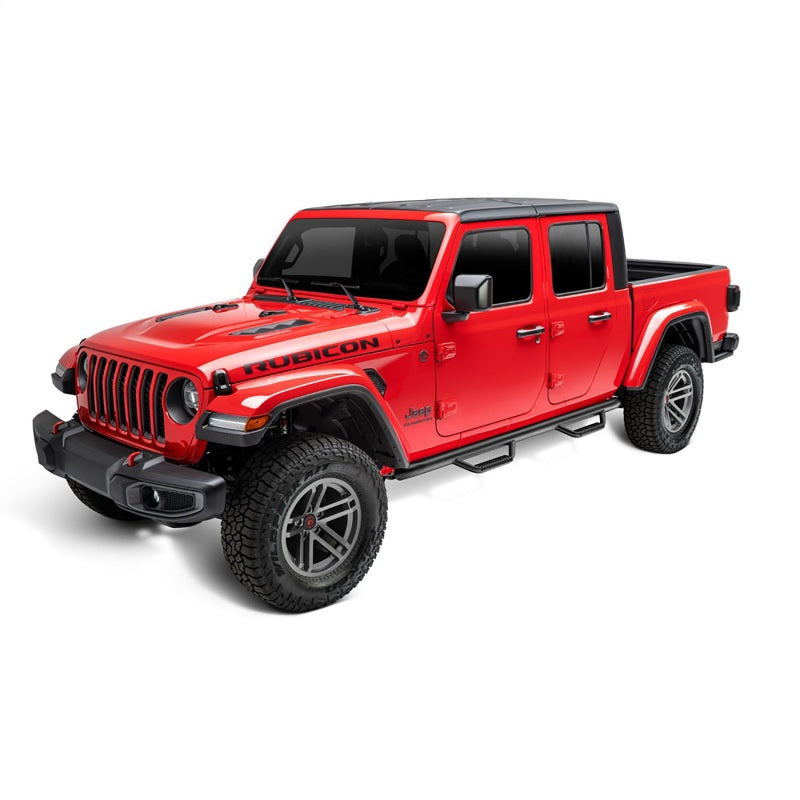 Rugged Ridge Spartan Nerf Bar Black 2020 Jeep Gladiator JT Nerf Bars Rugged Ridge