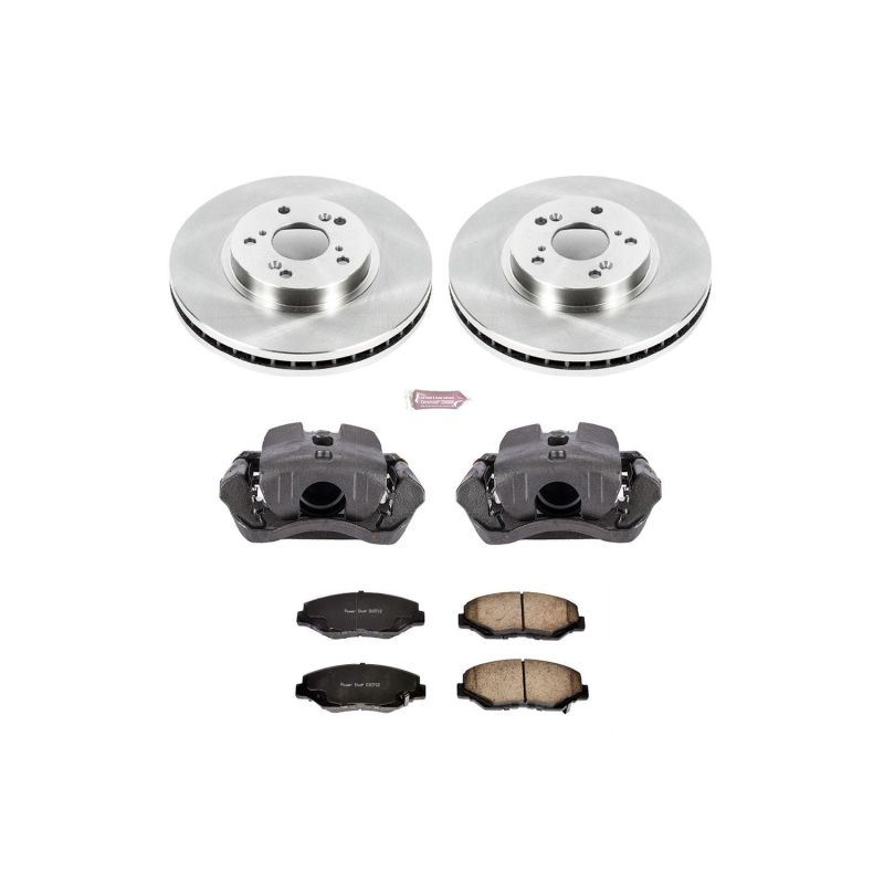 Power Stop 03-08 Honda Pilot Front Autospecialty Brake Kit w/Calipers Brake Kits - OE PowerStop