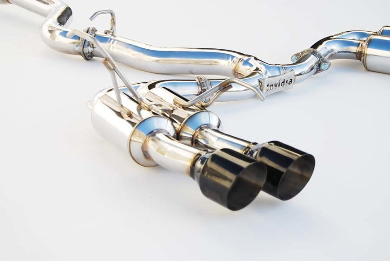 Invidia 2015+ Subaru WRX / STI Gemini/R400 Single Layer Quad Black Tip Cat-Back Exhaust Catback Invidia