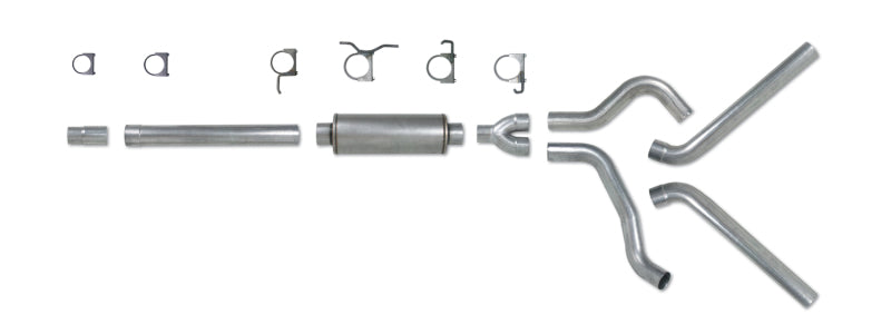 Diamond Eye KIT 4in Catback DUAL AL: 94-97 FORD 7.3L F250/F350 PWRSTROKE Catback Diamond Eye Performance