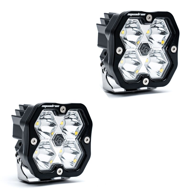 Baja Designs Squadron 2.0 Sport (Pair) LED Spot / No Harness Light Bars & Cubes Baja Designs