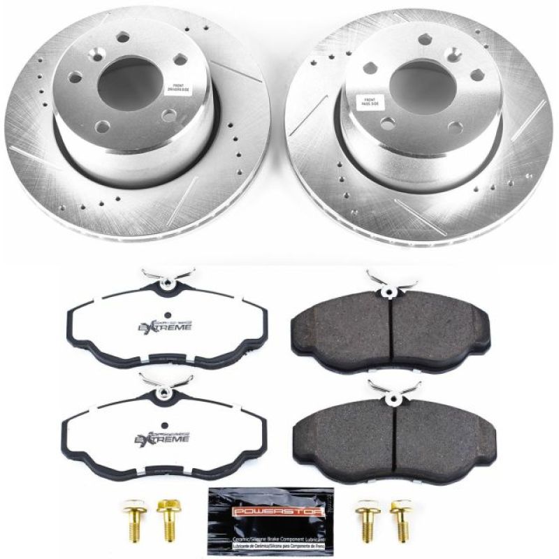 Power Stop 99-04 Land Rover Discovery Front Z36 Truck & Tow Brake Kit Brake Kits - Performance D&S PowerStop