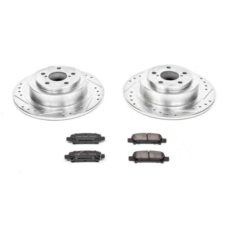 Power Stop 03-06 Subaru Baja Rear Z23 Evolution Sport Brake Kit Brake Kits - Performance D&S PowerStop