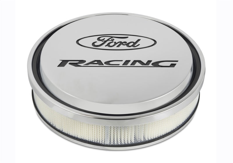 Ford Racing Chrome Slant Edge Air Cleaner Assembly Air Filters - Universal Fit Ford Racing