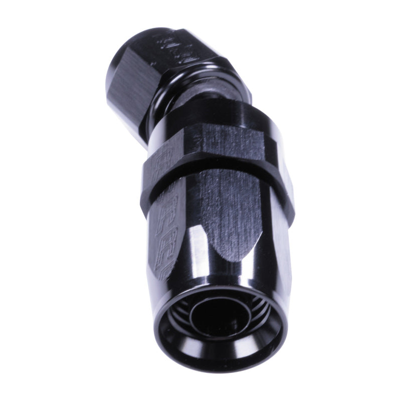 Russell 8AN ProClassic 30 Degree Hose End - Black Hoses Russell
