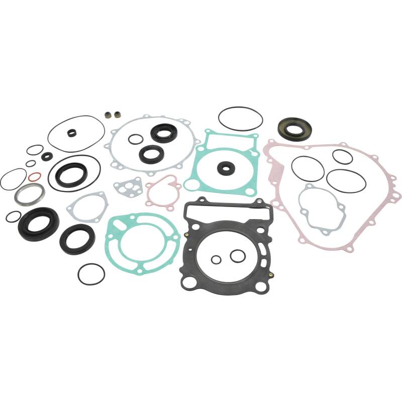 Vertex Gaskets 18-23 Yamaha Kodiak 450 4WD Complete Gasket Kit w/ Oil Seals Engine Hardware Vertex Pistons