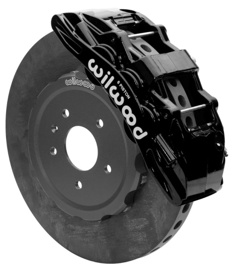 Wilwood Sx6R WCCB Carbon-Ceramic 2014-2019 C7 Corvette All Front Big Brake Kit - Black Big Brake Kits Wilwood