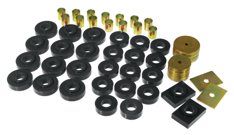 Prothane 55-57 Chevy Full Sedan Body Mount - Black Bushing Kits Prothane