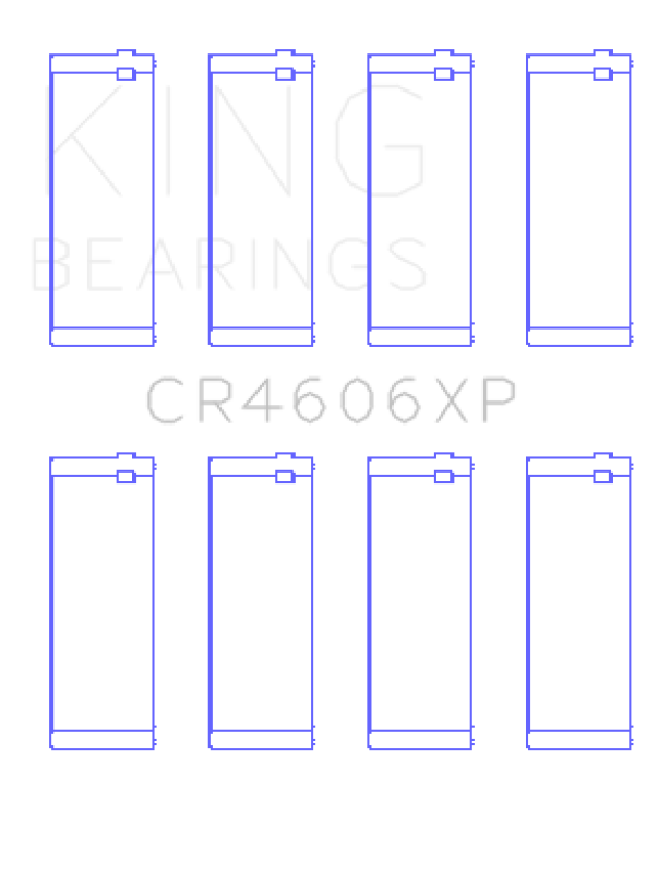 King Engine Bearings Saab B204/B205/B234/B235 (Size STD) Performance Rod Bearing Set Bearings King Engine Bearings
