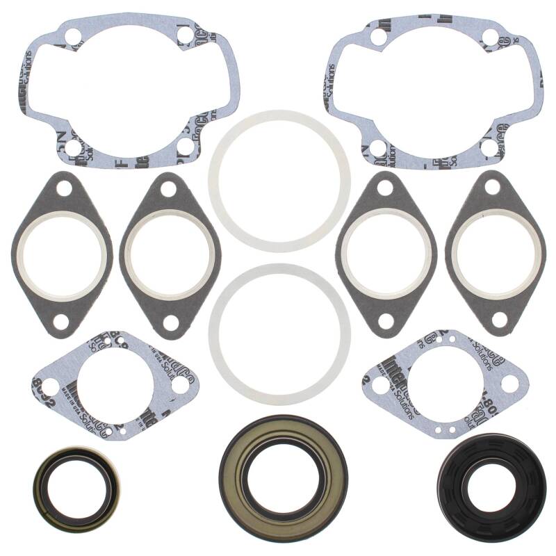 Vertex Gaskets 78-82 Kawasaki Intruder FC/2 Complete Gasket Kit w/ Oil Seals Engine Hardware Vertex Pistons