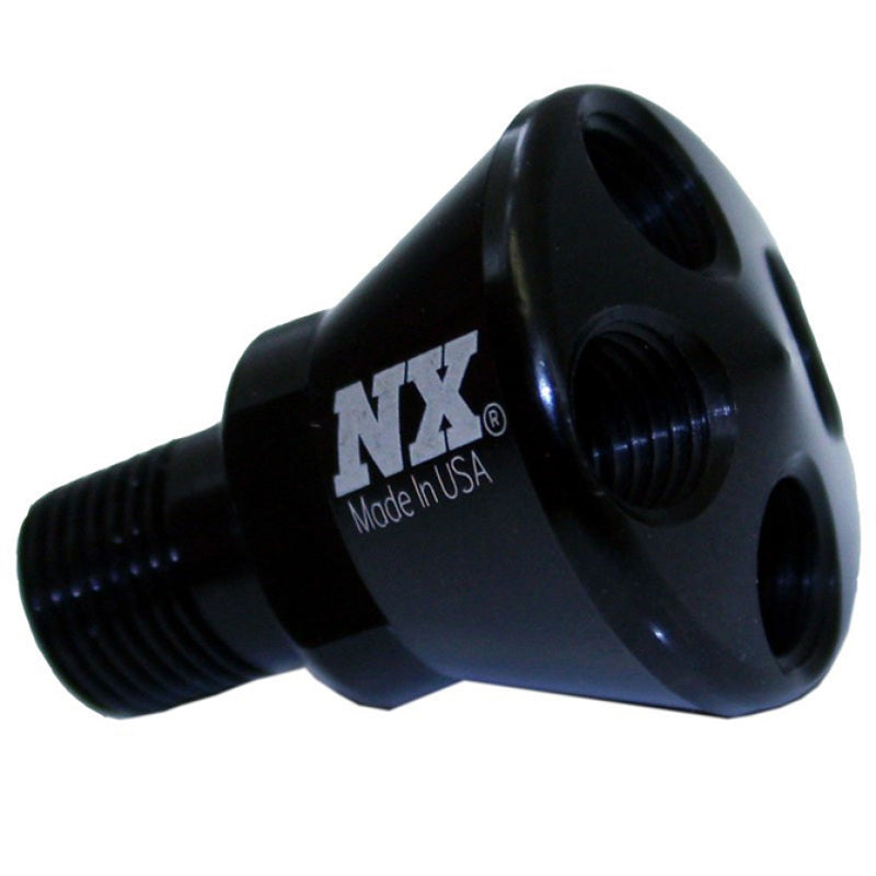 Nitrous Express 4 Port Micro Showerhead Distribution Block - Black Distribution Blocks Nitrous Express
