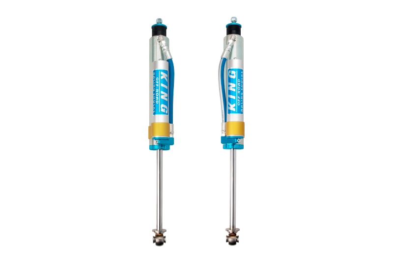 King Shocks 07-18 Jeep Wrangler JK Front 2.5 Dia Piggy Hose Res Shock 0-2in Lift (Pair) Shocks and Struts King Shocks