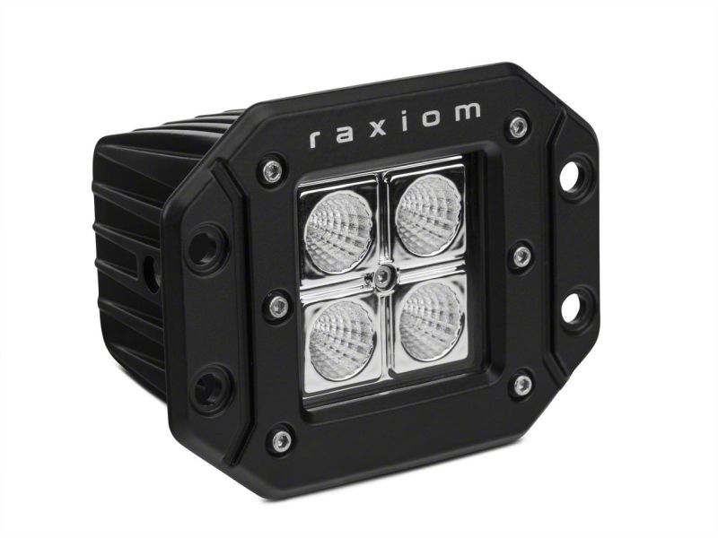 Raxiom 3-In Flush Mount 4-LED Off Road Light Flood Beam Universal (Some Adaptation May Be Required) Light Bars & Cubes Raxiom