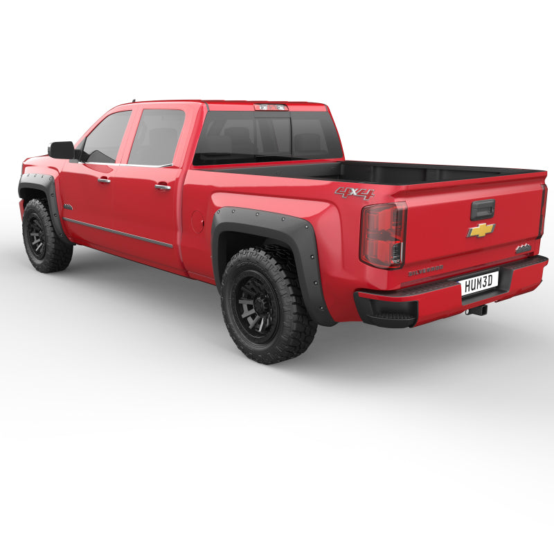EGR 15-19 Chevrolet Silverado Bolt On Fender Flare Fender Flares EGR