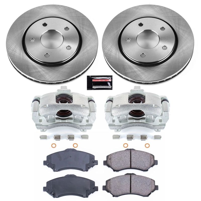 Power Stop 09-13 Dodge Journey Front Autospecialty Brake Kit w/Calipers Brake Kits - OE PowerStop