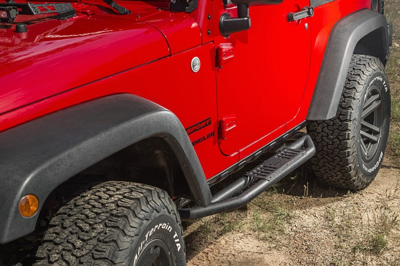 Rugged Ridge RRC Side Armor Guard Plates 07-18 Jeep Wrangler JK Body Armor & Rock Rails Rugged Ridge