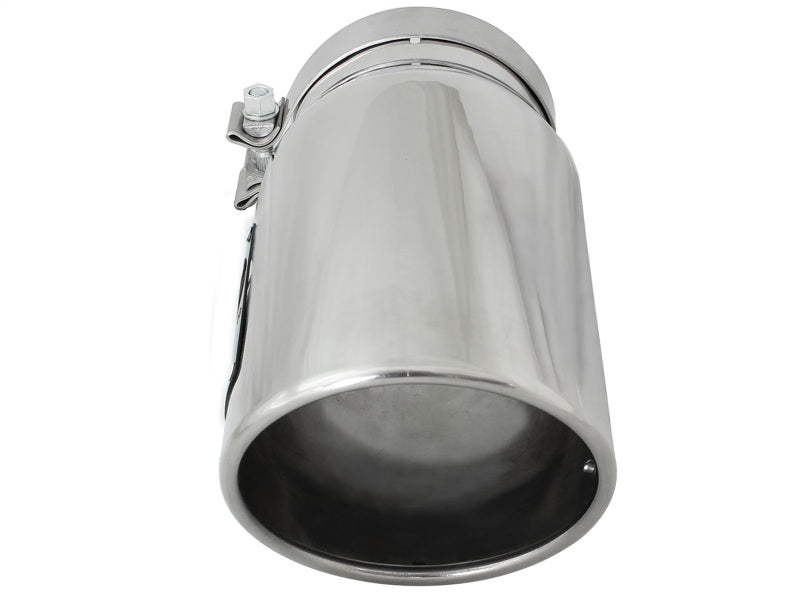 aFe Diesel Exhaust Tip Bolt On Polished 5in Inlet x 6in Outlet x 12in Long Catback aFe