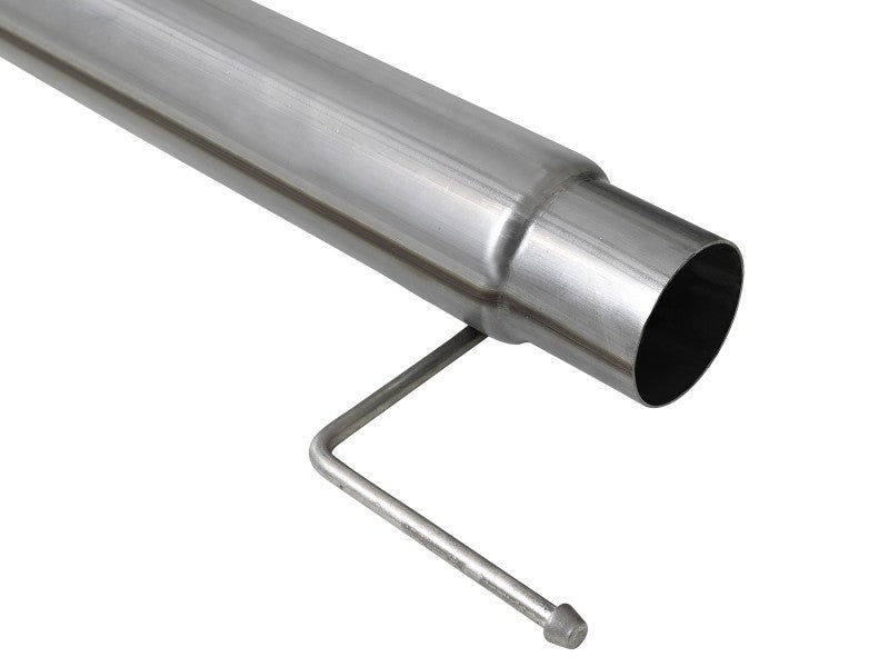 aFe 2021 Ford F-150 V6-3.0L (td) Large Bore 409 SS DPF-Back Exhaust System w/ Polished Tip DPF Back aFe