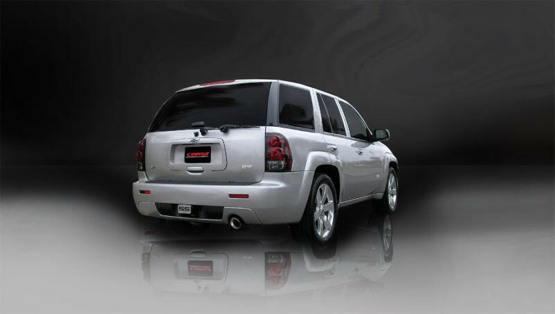 Corsa 2006-2008 Chevrolet Trailblazer SS 6.0L V8 Polished Sport Cat-Back Exhaust Catback CORSA Performance