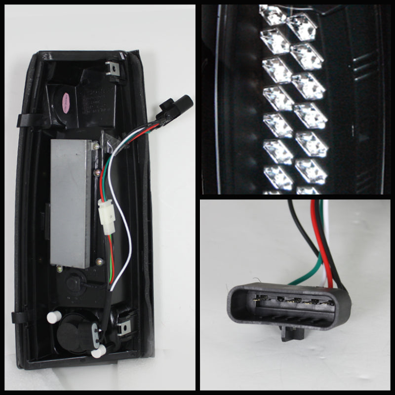 Spyder Chevy C/K Series 1500 88-98/Blazer 92-94 LED Tail Lights Blk ALT-YD-CCK88-LED-BK Tail Lights SPYDER