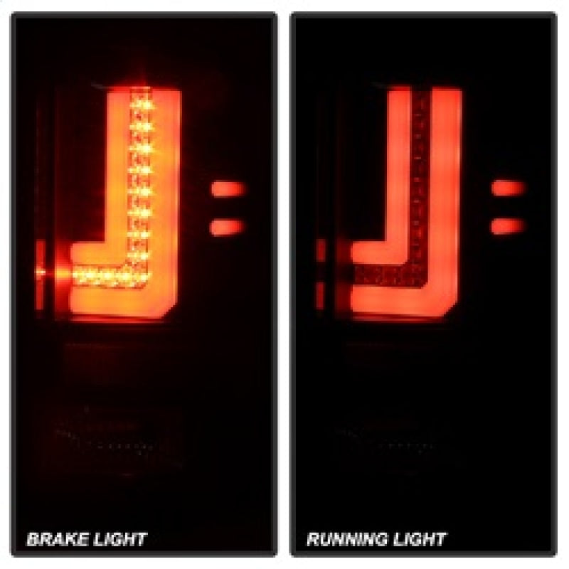 Spyder GMC Sierra 14-16 LED Tail Lights Black Smoke ALT-YD-GS14-LBLED-BSM Tail Lights SPYDER