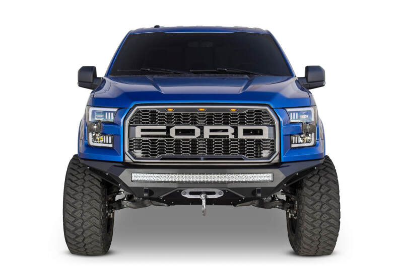 Addictive Desert Designs 15-17 Ford F-150 EcoBoost Stealth Fighter Front Bumper Bumpers - Steel Addictive Desert Designs