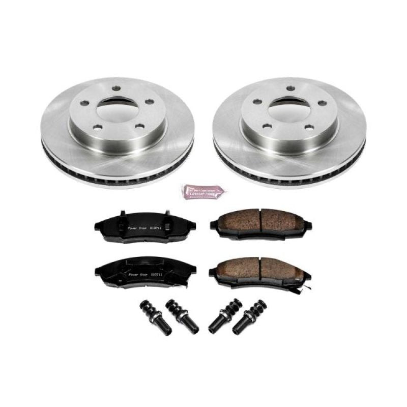 Power Stop 87-94 Oldsmobile Cutlass Cruiser Front Autospecialty Brake Kit Brake Kits - OE PowerStop