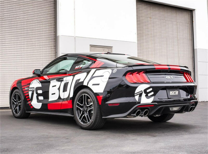 Borla 2018 Ford Mustang GT 5.0L AT/MT 3in S-Type Catback Exhaust w/ Valves Catback Borla