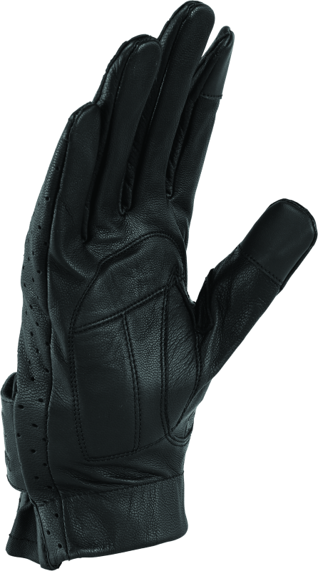 Kuryakyn Leather By River Road Tucson Leather Perforated Gloves Black - Small Gloves Kuryakyn