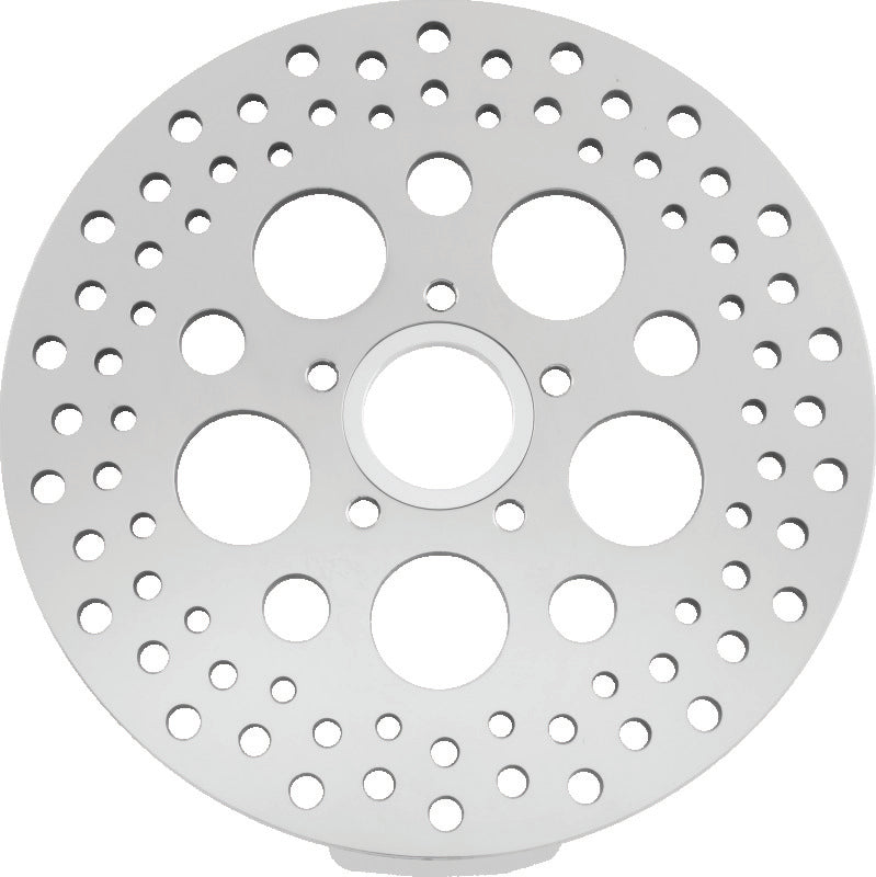Bikers Choice 84-10 Big Twin Rear OEM Style 11.5 Inch Brake Rotor Exc Touring 11.8 Brake Rotors - Drilled Bikers Choice