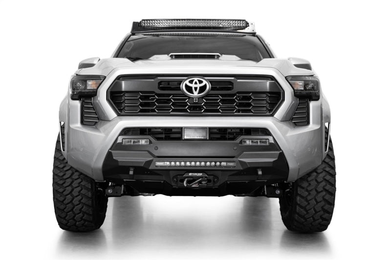 Addictive Desert Designs 2024 Toyota Tacoma Stealth Center Mount Winch Front Bumper Bumpers - Steel Addictive Desert Designs