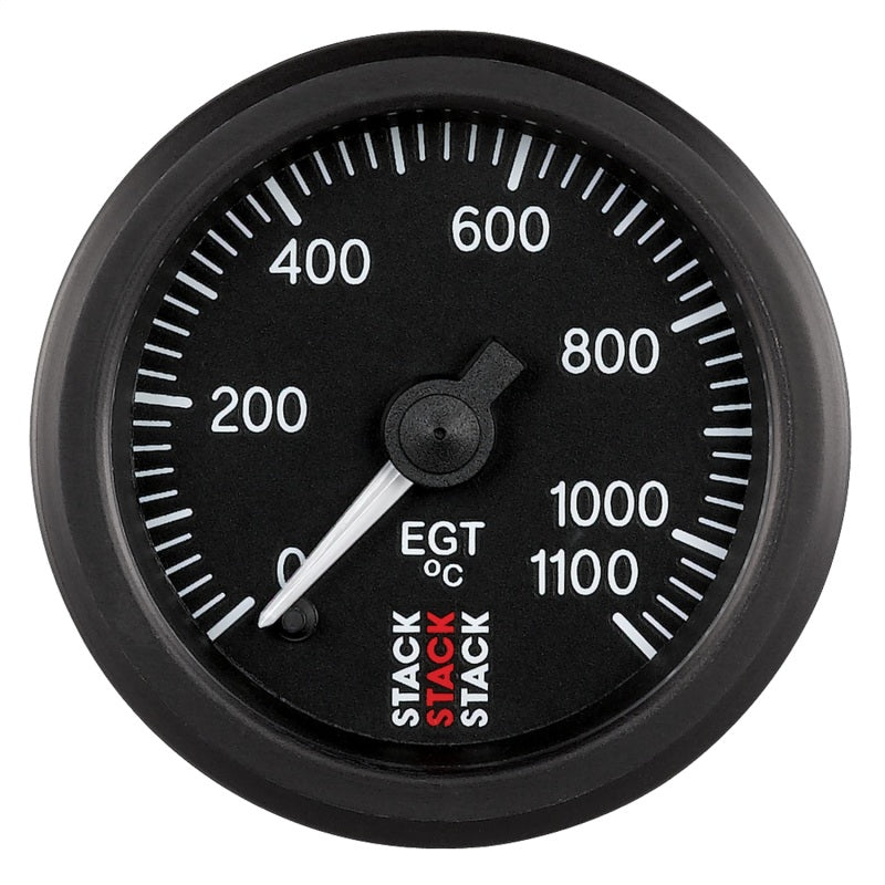 Autometer Stack 52mm 0-1100 Deg C Pro Stepper Motor Exhaust Gas Temp Gauge - Black Gauges AutoMeter