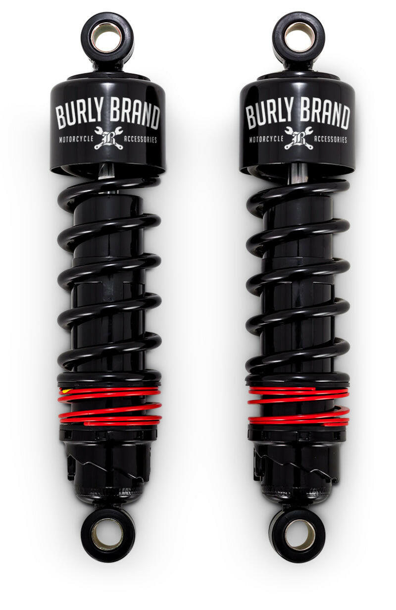 Burly Brand XL Slammer Shocks - Black Shocks and Struts Burly Brand