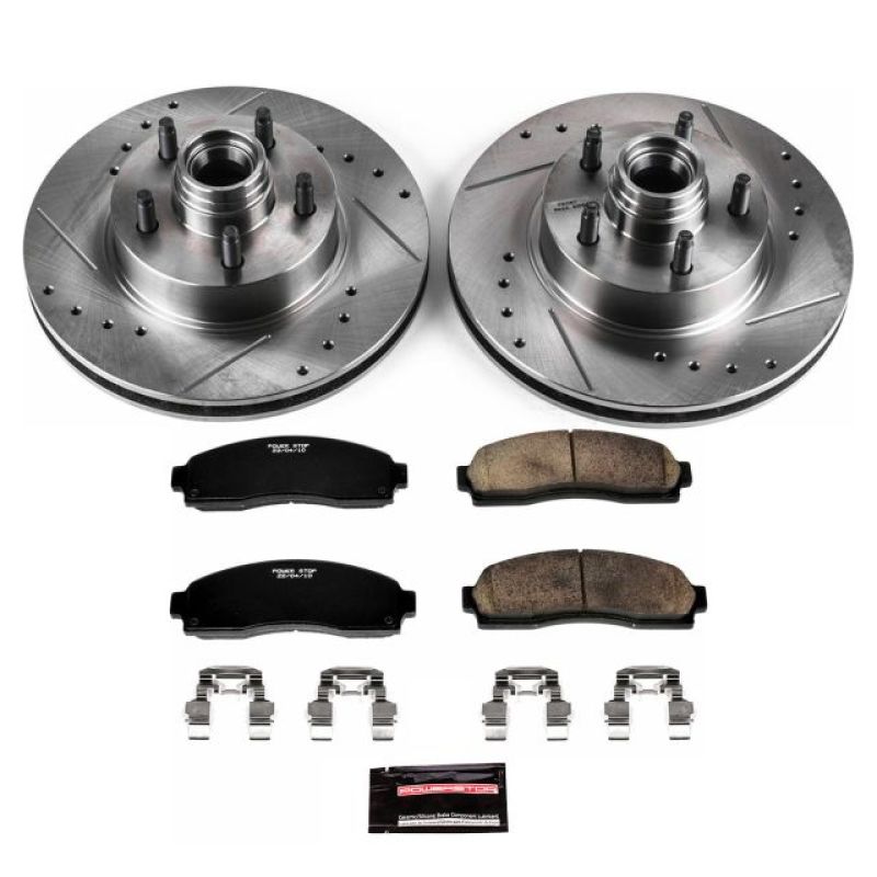 Power Stop 03-09 Ford Ranger Front Z23 Evolution Sport Brake Kit Brake Kits - Performance D&S PowerStop