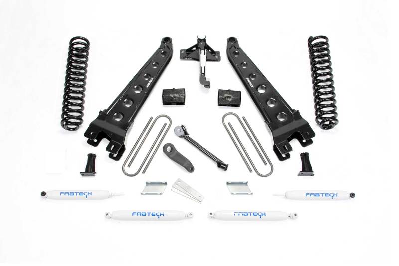 Fabtech 17-21 Ford F250/F350 4WD Diesel 4in Rad Arm Sys w/Coils & Perf Shks Lift Kits Fabtech