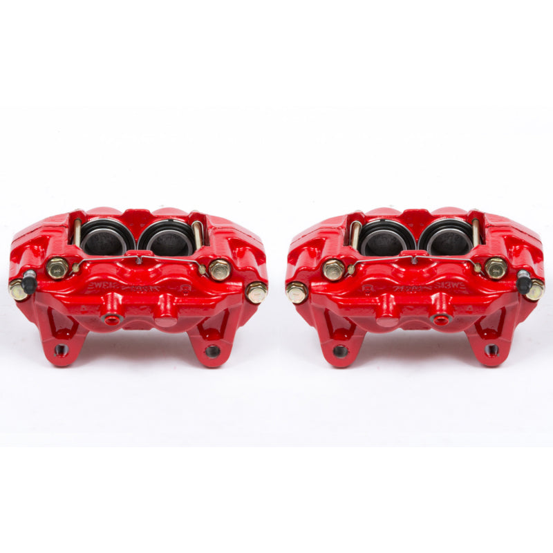 Power Stop 01-03 Toyota Sequoia Front Red Calipers w/o Brackets - Pair Brake Calipers - Perf PowerStop