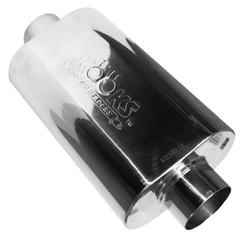 Kooks Universal 3in Center/Center Oval Muffler (4x8x12) Muffler Kooks Headers