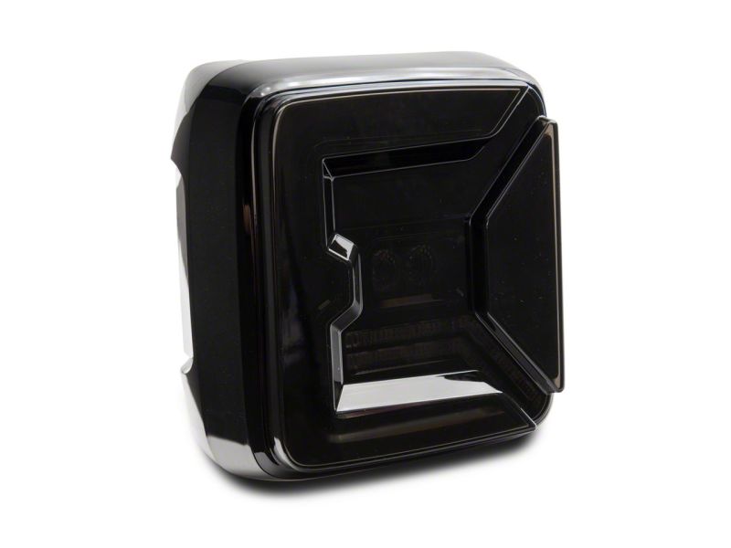 Raxiom 18-23 Jeep Wrangler JL Axial Series LED Tail Lights- Blk Housing (Smoked Lens) Tail Lights Raxiom