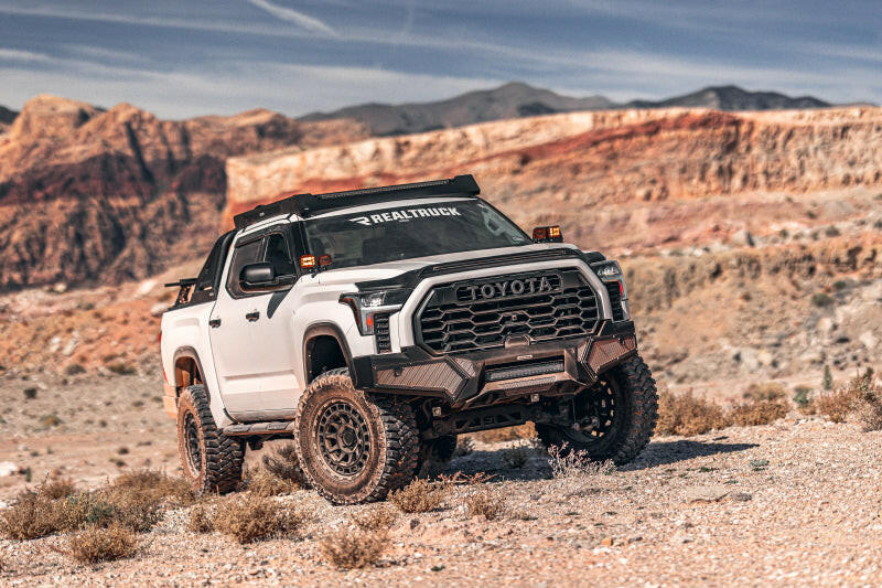 Go Rhino 19-21 Toyota Tundra CrewMax Ceros Low Profile Roof Rack - Tex. Blk Roof Rack Go Rhino