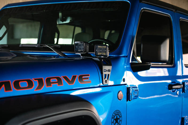 DV8 Offroad 20-22 Jeep JL 392/ Jeep JT Mojave Edition Dual Pod Light Mounts Light Mounts DV8 Offroad